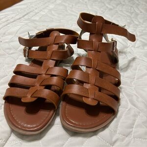 Brown Strappy Sandals